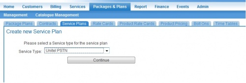 The first stage in creating a Service Plan
